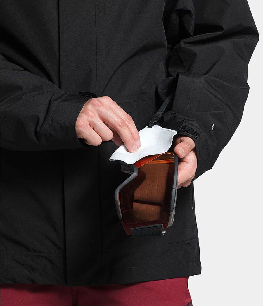 Pánské Zateplené Bundy The North Face Clement Triclimate® Černé | SHIGBDU-69