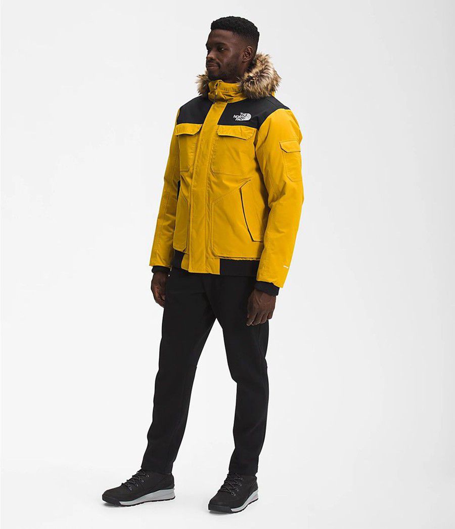 Pánské Zateplené Bundy The North Face Gotham Iii Žluté | NMYHJCF-72