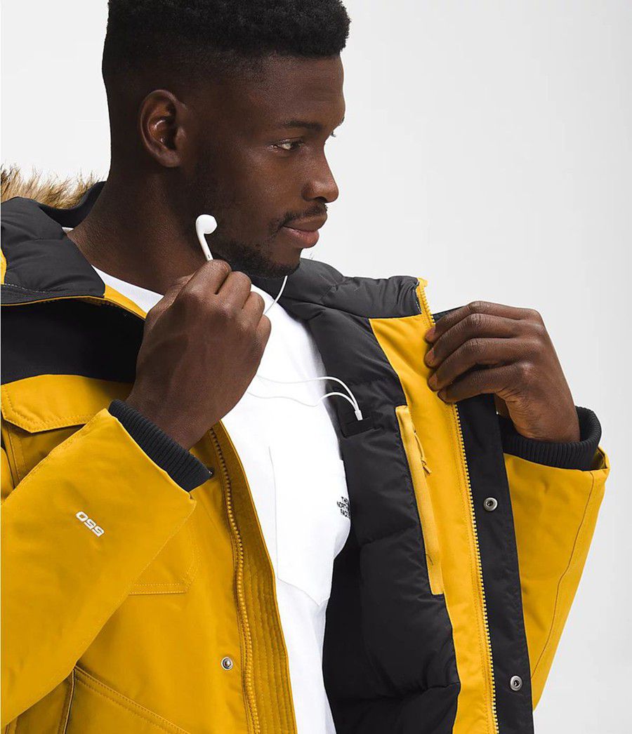 Pánské Zateplené Bundy The North Face Gotham Iii Žluté | NMYHJCF-72