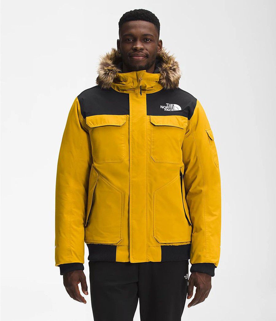 Pánské Zateplené Bundy The North Face Gotham Iii Žluté | NMYHJCF-72