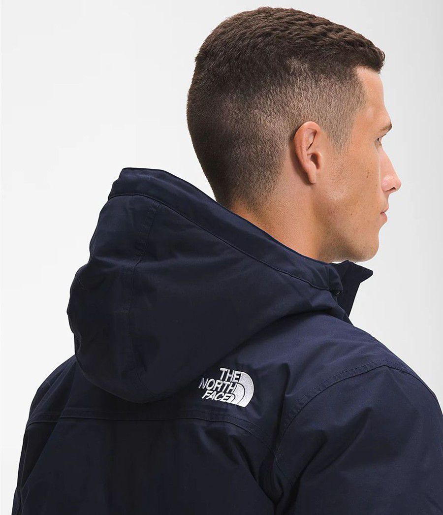 Pánské Zateplené Bundy The North Face Gotham Iii Tmavě Blankyt | IYEFQZJ-83
