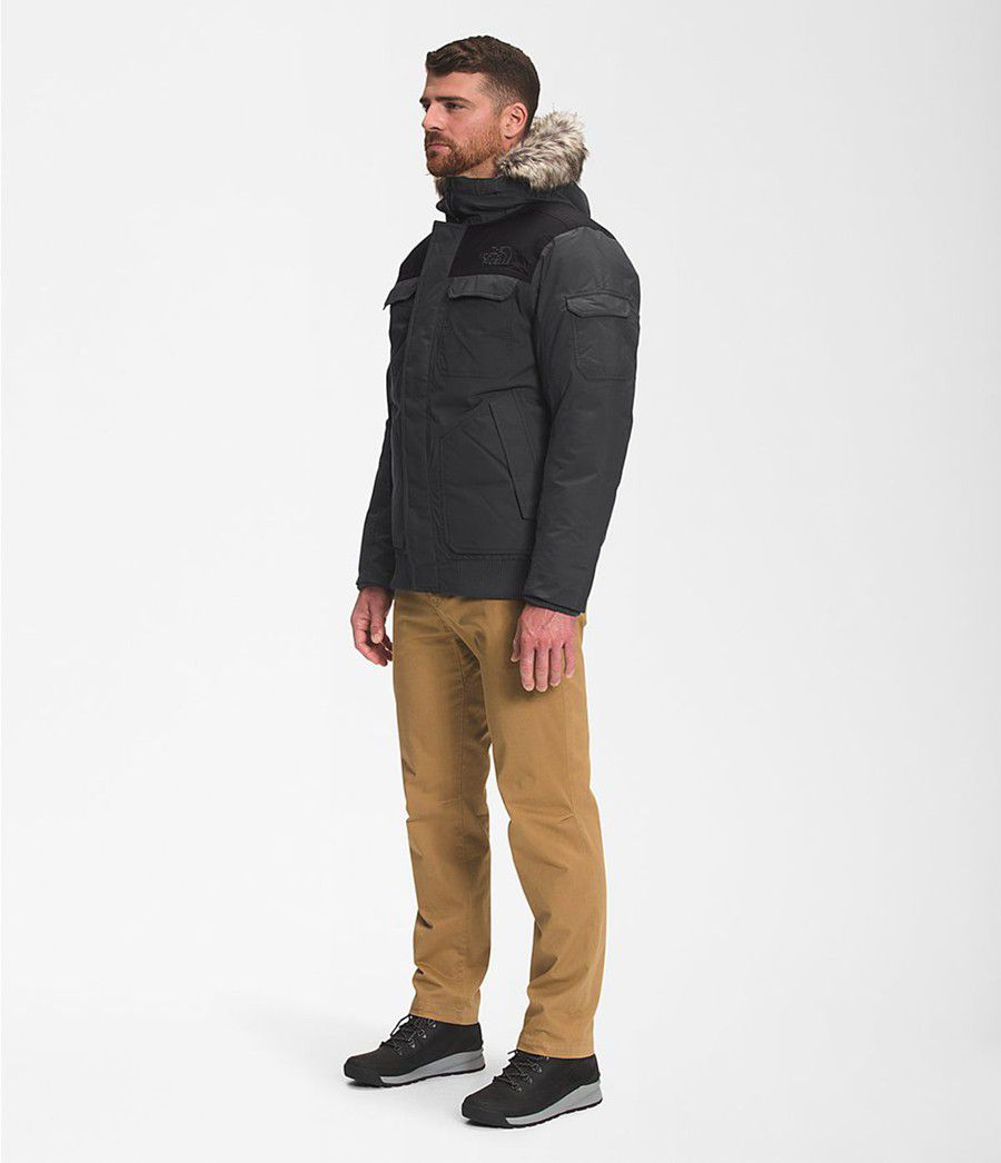 Pánské Zateplené Bundy The North Face Gotham Iii Černé | LMWUJOG-35