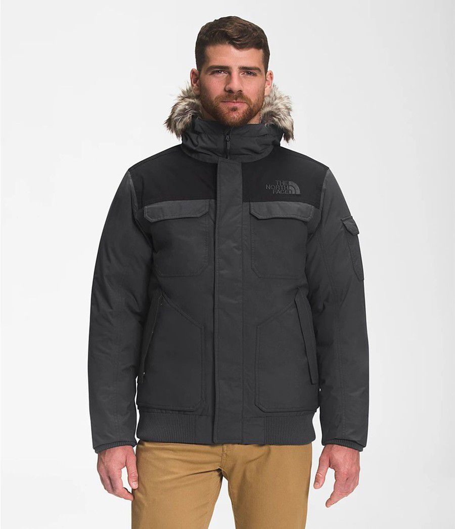 Pánské Zateplené Bundy The North Face Gotham Iii Černé | LMWUJOG-35