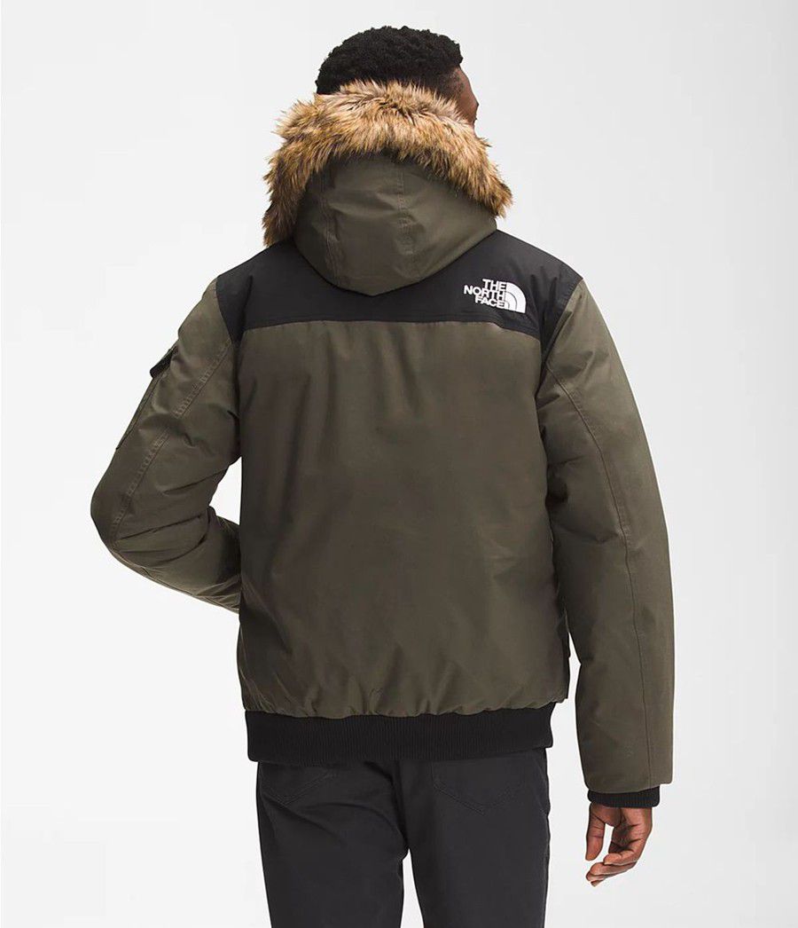 Pánské Zateplené Bundy The North Face Gotham Iii Olivy Zelené | SGLNMDP-62