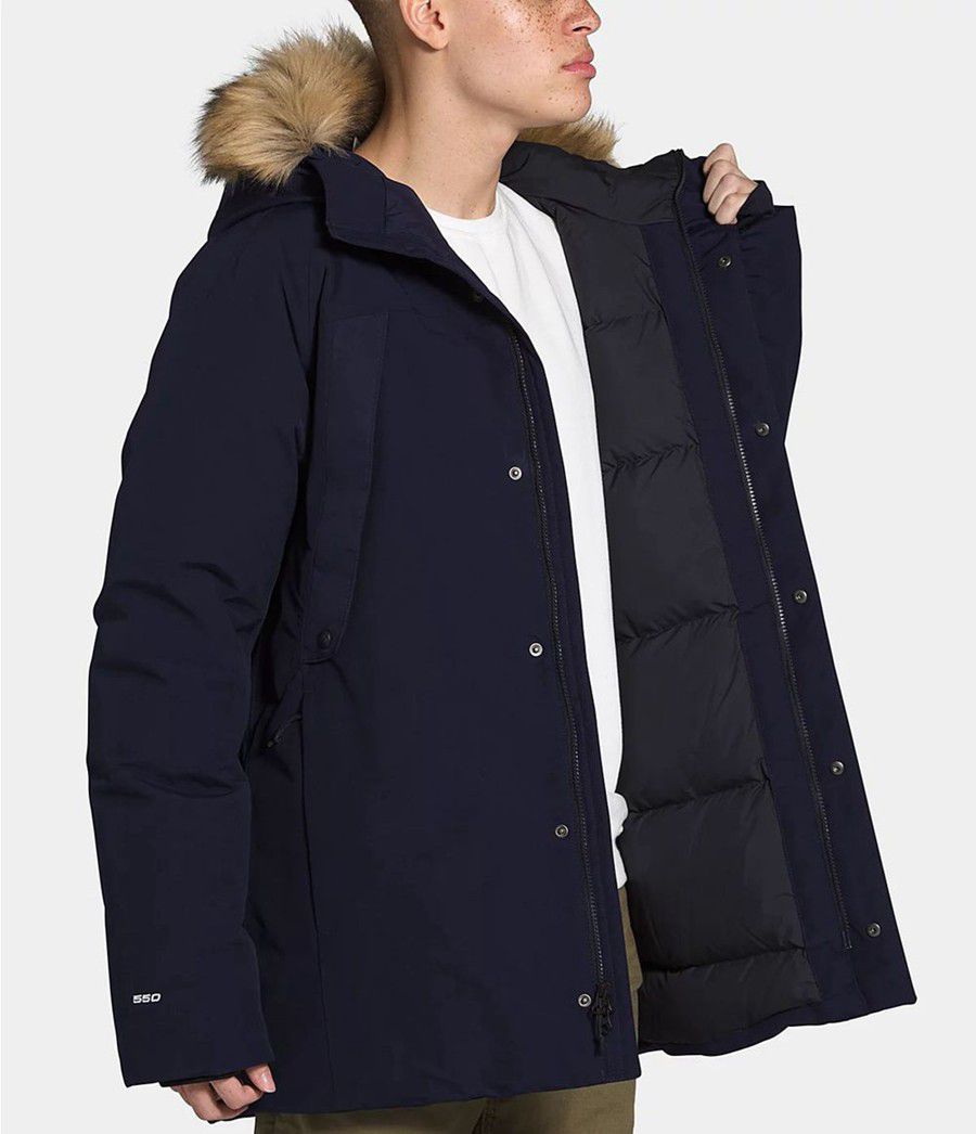 Pánské Zateplené Bundy The North Face New Outerboroughs Tmavě Blankyt | THWPOFQ-04
