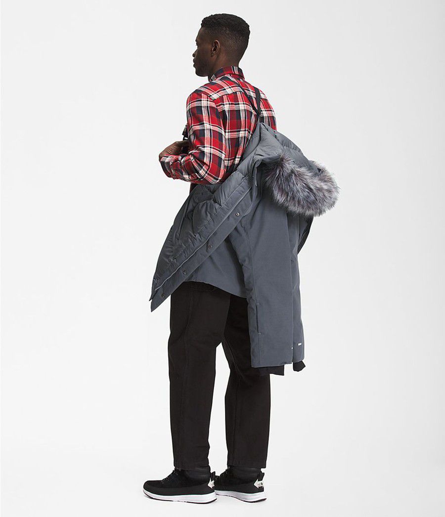 Pánské Zateplené Bundy The North Face New Outerboroughs Šedé | RLGXKPV-05