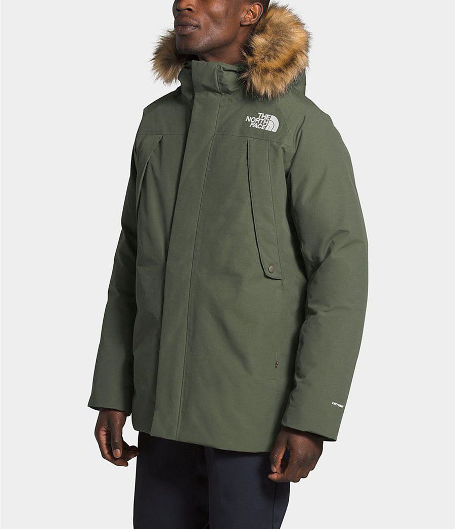 Pánské Zateplené Bundy The North Face New Outerboroughs Olivy Zelené | SANTLUH-39