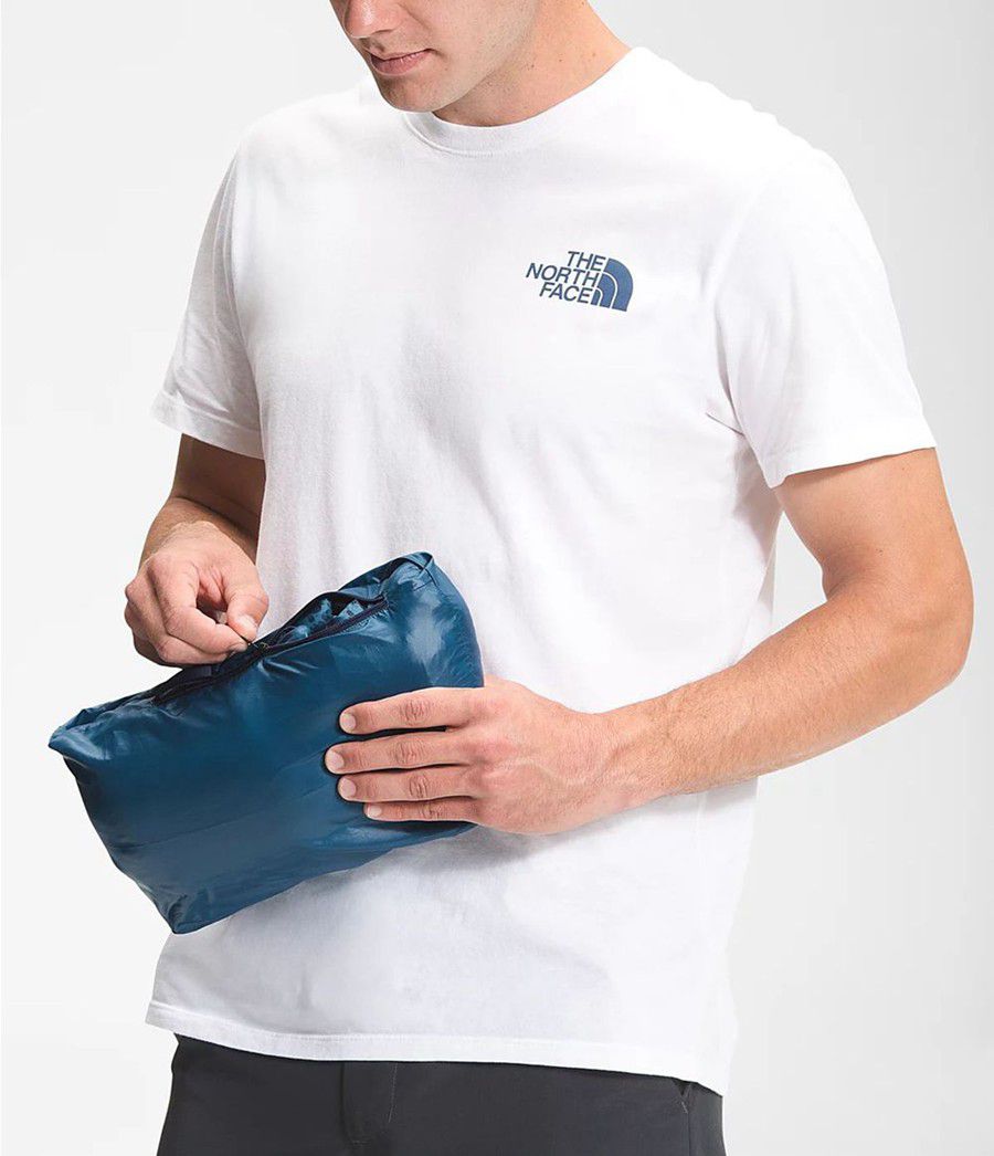 Pánské Zateplené Bundy The North Face Printed Thermoball Eco Blankyt | DQKTCEG-47