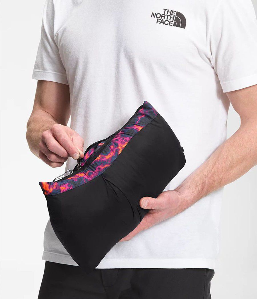 Pánské Zateplené Bundy The North Face Printed 1996 Retro Nuptse Černé | LNGWKOI-05