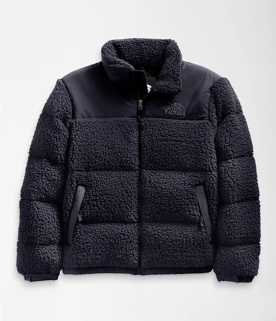 Pánské Zateplené Bundy The North Face Sherpa Nuptse Tmavě Blankyt | SWKUDQN-03