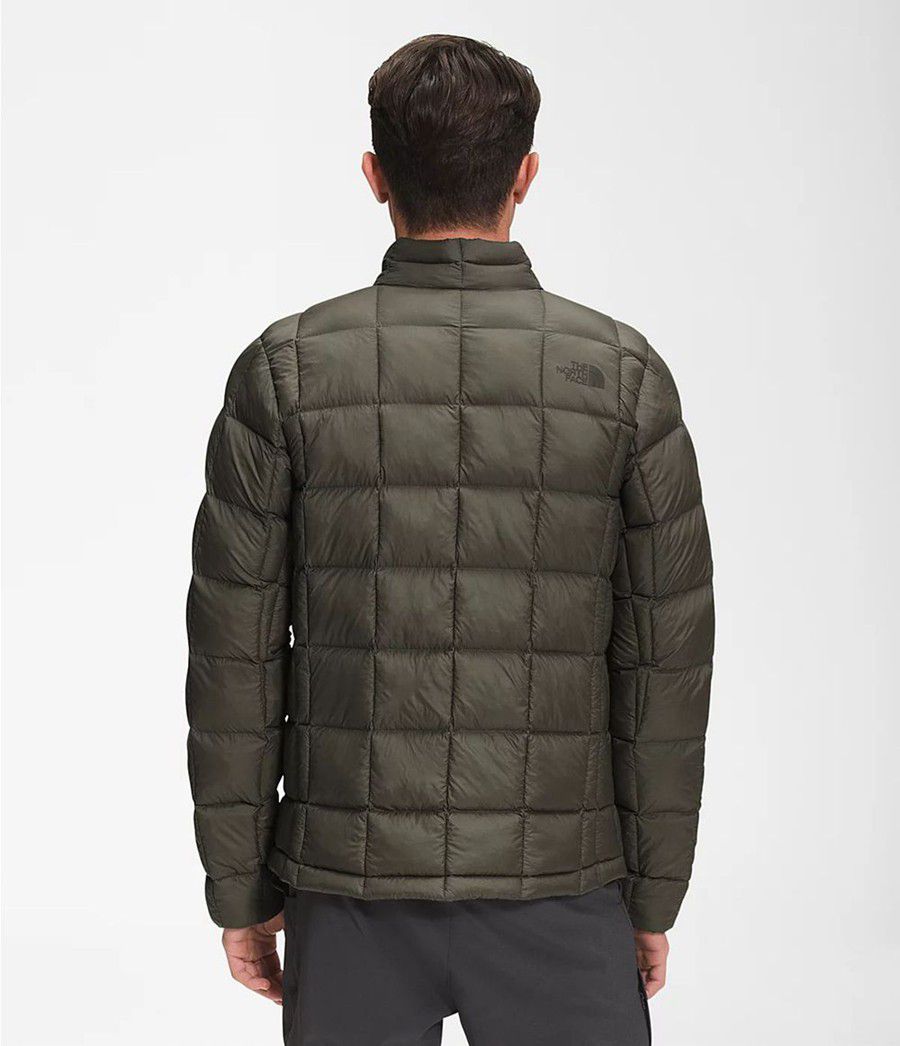 Pánské Zateplené Bundy The North Face Thermoball Super Olivy Zelené | HAMJPUG-43