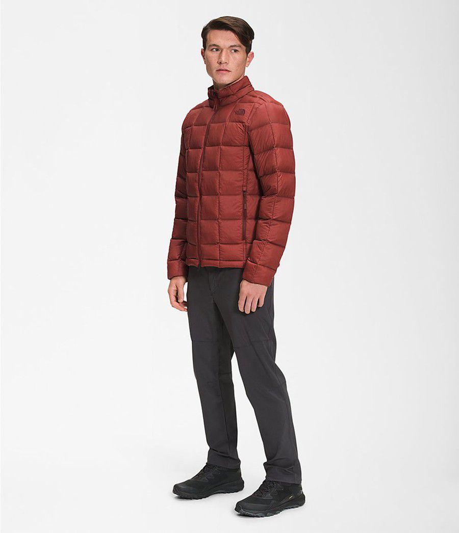 Pánské Zateplené Bundy The North Face Thermoball Super Červené | ZQOMDSV-81