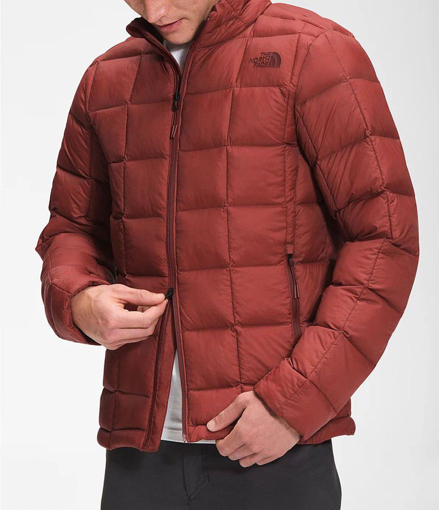 Pánské Zateplené Bundy The North Face Thermoball Super Červené | ZQOMDSV-81