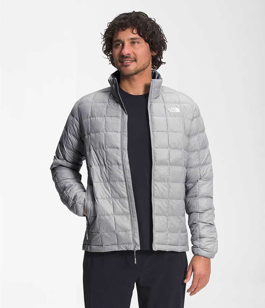 Pánské Zateplené Bundy The North Face Thermoball Eco Šedé | ZRAULKJ-34