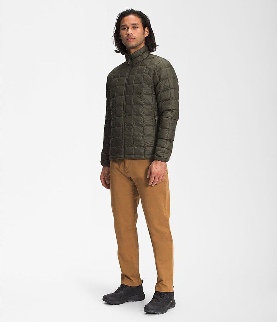 Pánské Zateplené Bundy The North Face Thermoball Eco Olivy Zelené | FMQPINW-72