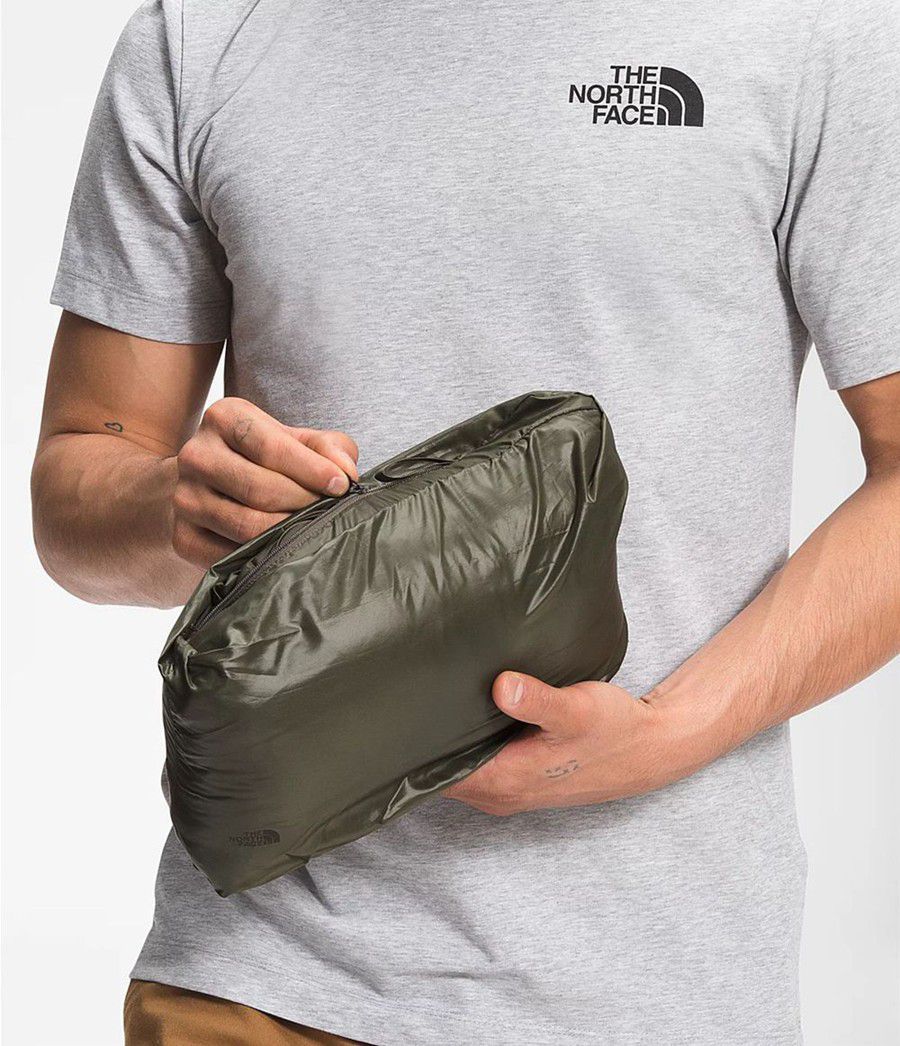 Pánské Zateplené Bundy The North Face Thermoball Eco Olivy Zelené | FMQPINW-72