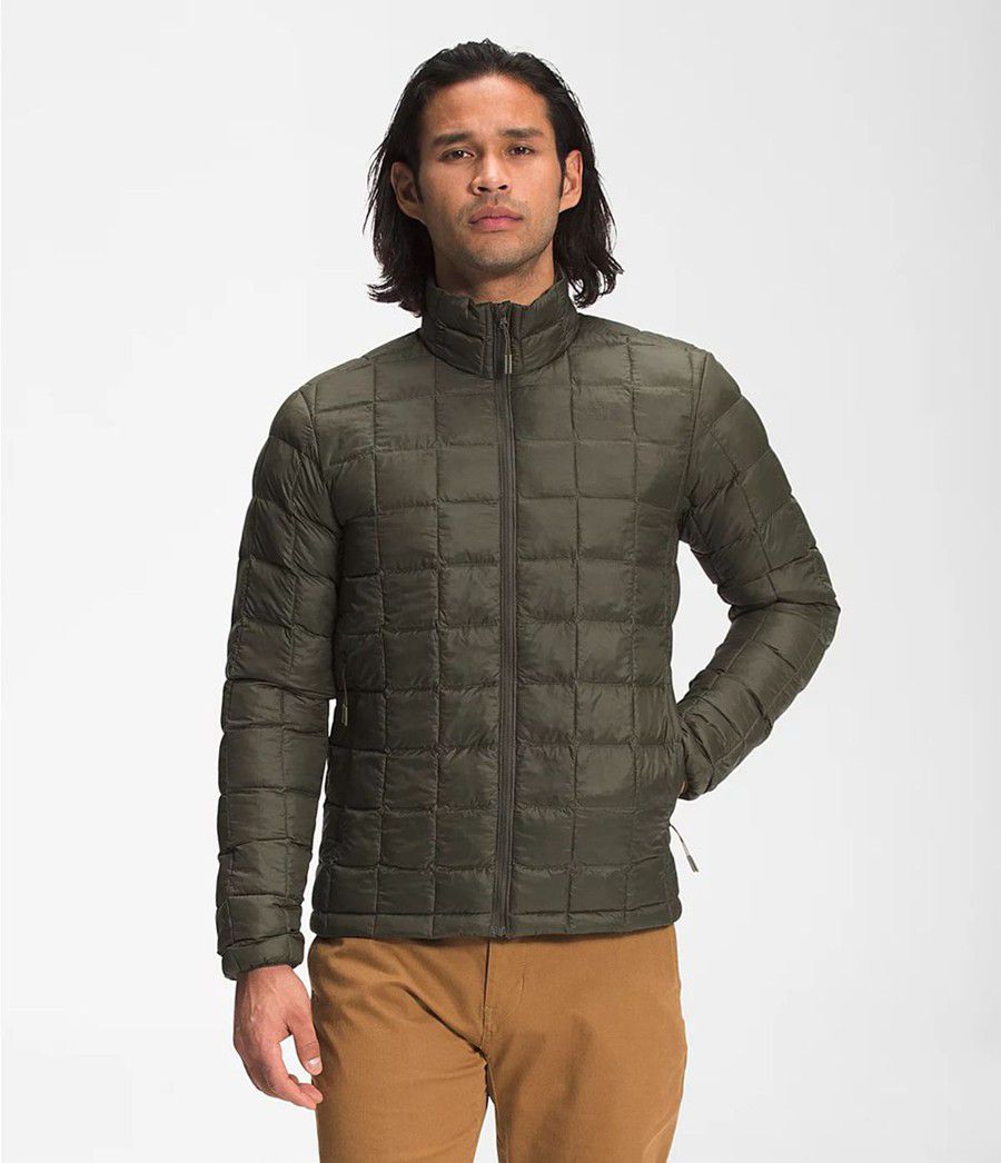 Pánské Zateplené Bundy The North Face Thermoball Eco Olivy Zelené | FMQPINW-72