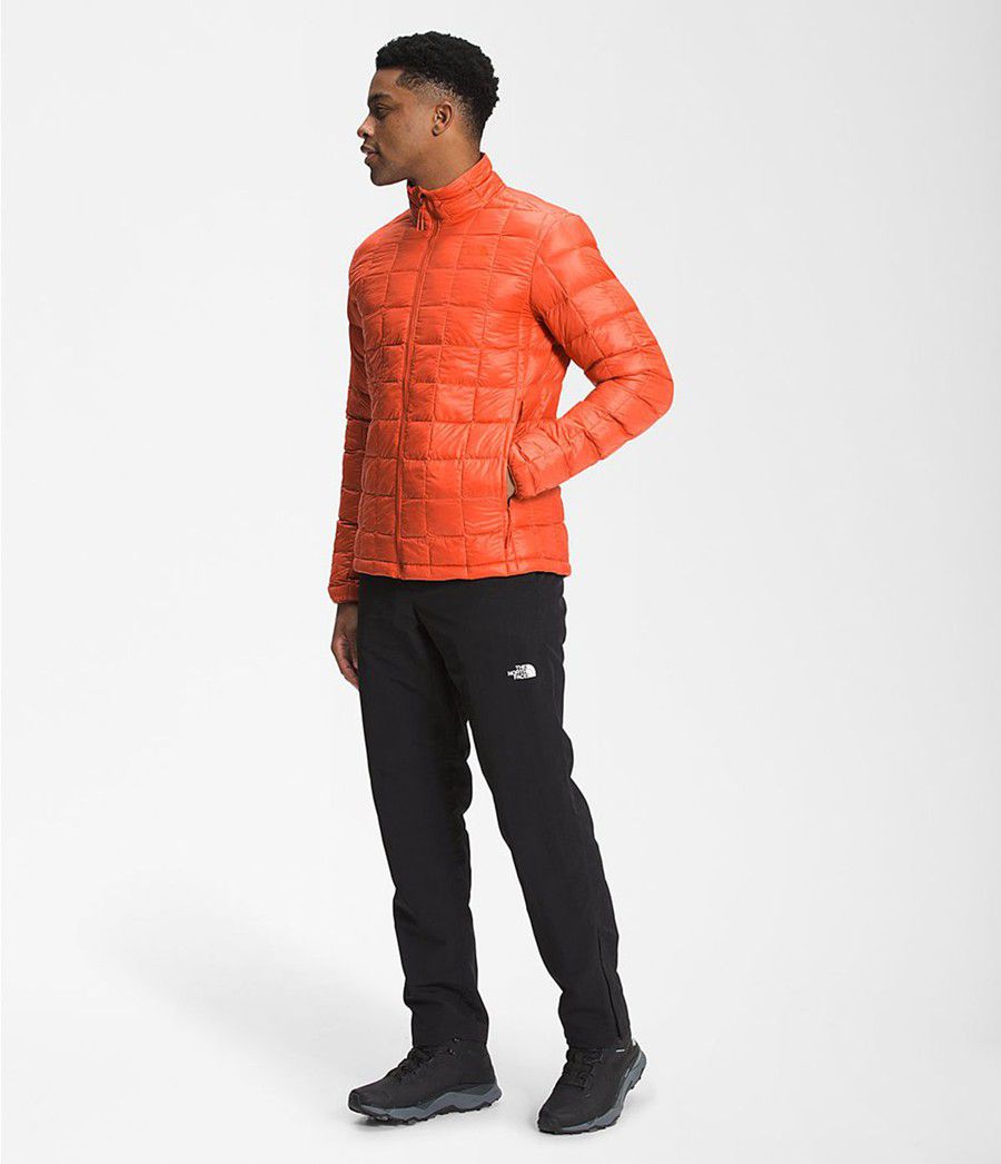 Pánské Zateplené Bundy The North Face Thermoball Eco Oranžové | PJBLUKQ-67