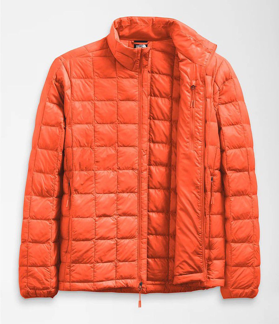 Pánské Zateplené Bundy The North Face Thermoball Eco Oranžové | PJBLUKQ-67