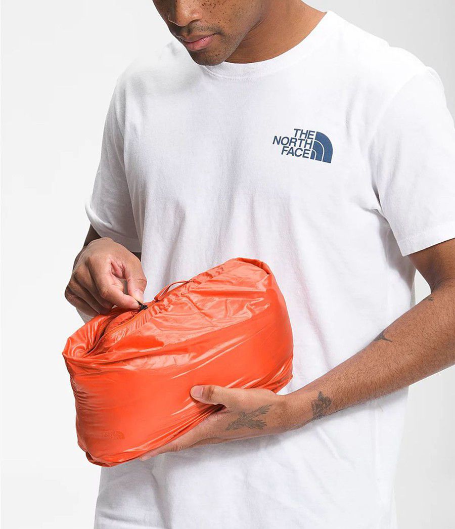 Pánské Zateplené Bundy The North Face Thermoball Eco Oranžové | PJBLUKQ-67