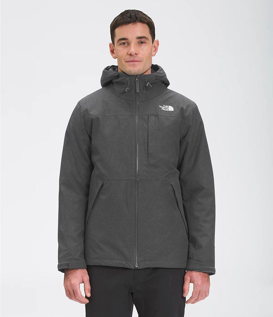 Pánské Zateplené Bundy The North Face Tour Triclimate Tmavě Šedé | REBHTKL-81
