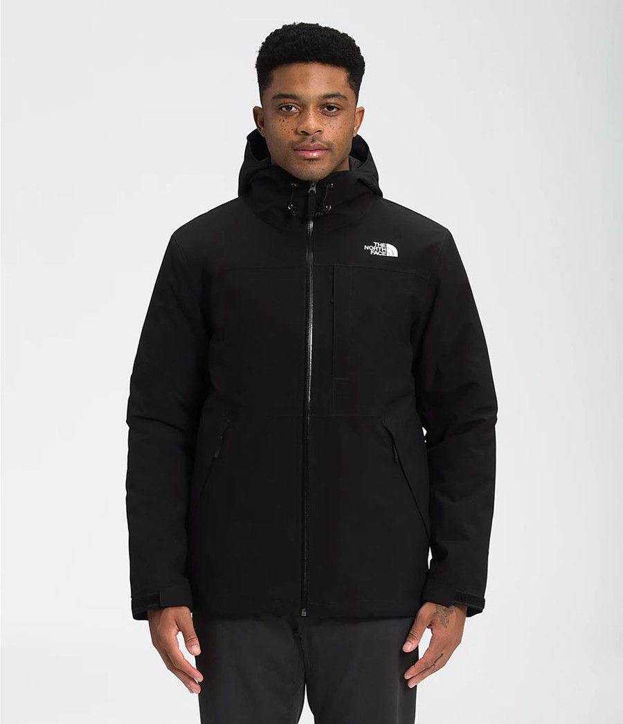 Pánské Zateplené Bundy The North Face Tour Triclimate Černé | XWSOGZC-21