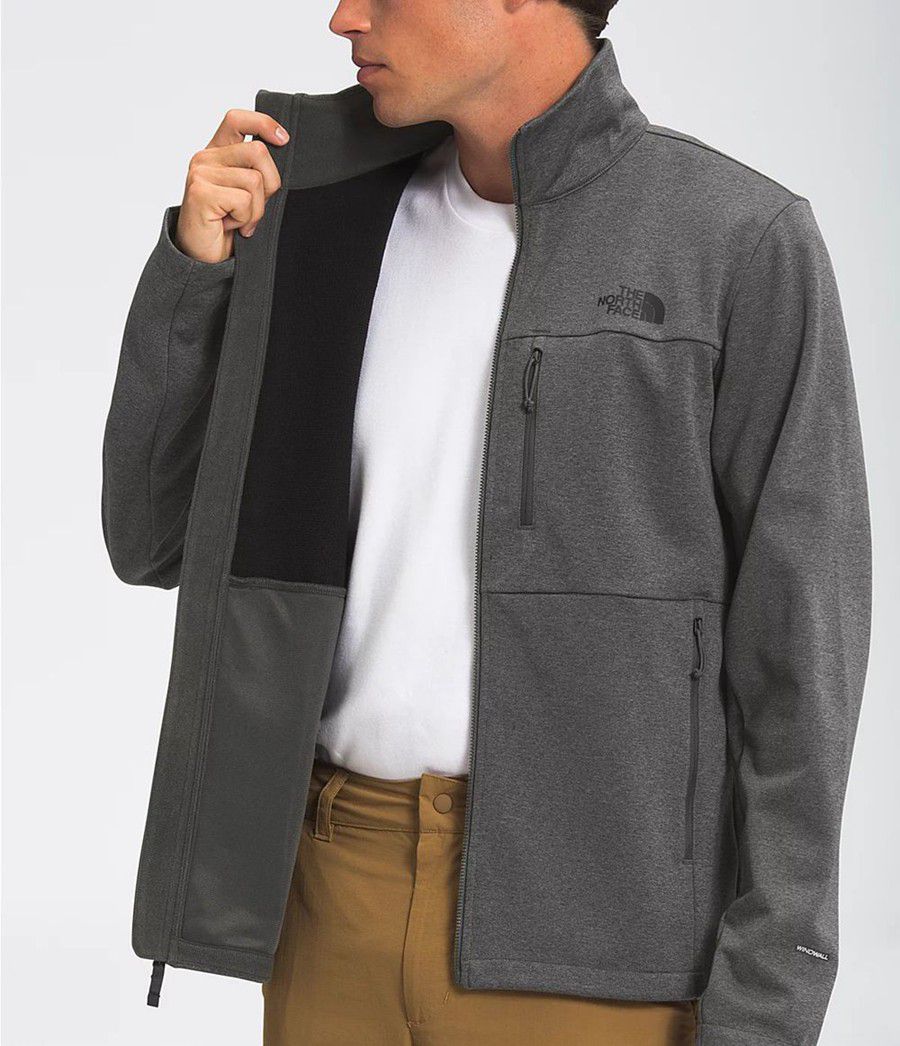 Pánské Zimní Bundy The North Face Apex Canyonwall Eco Tmavě Šedé | ASPDOCR-90