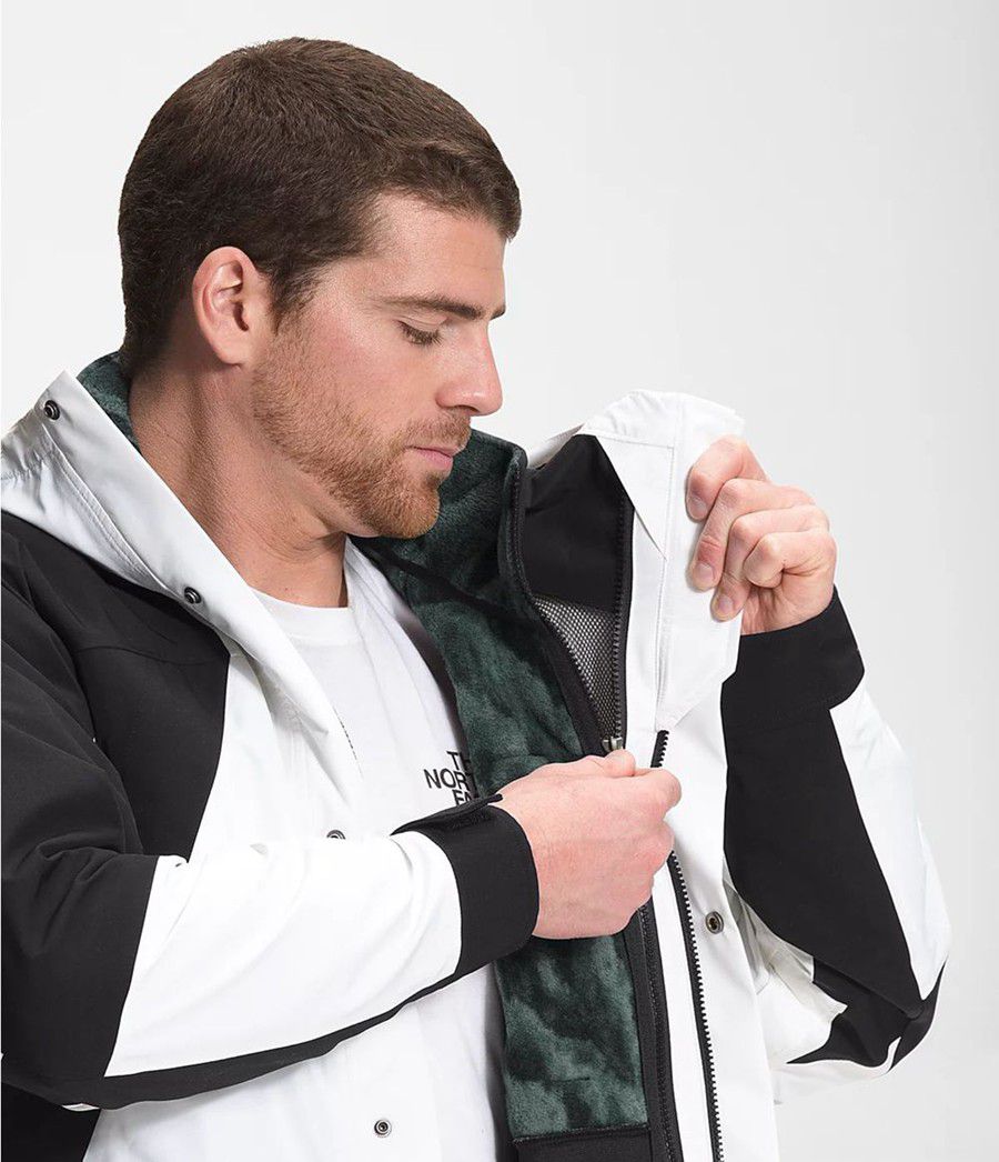 Pánské Zimní Bundy The North Face Printed Denali 2 Zelene | SZNOXPE-35