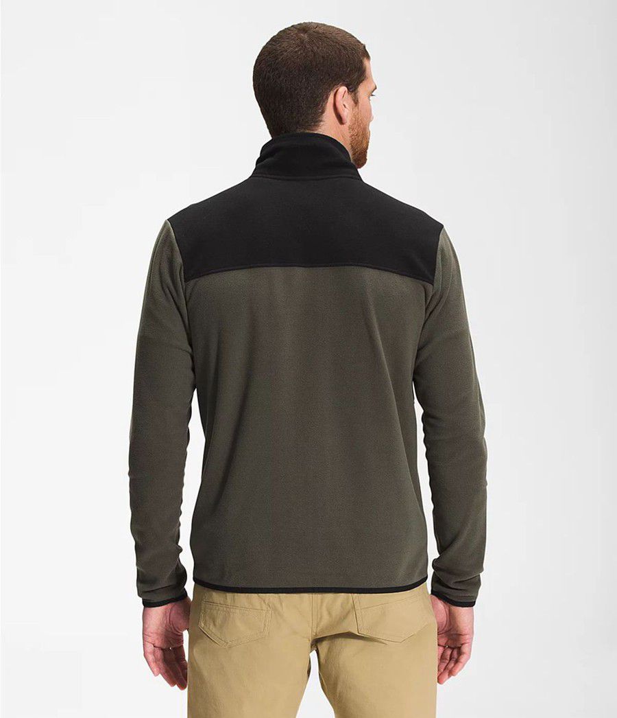 Pánské Zimní Bundy The North Face Tka Glacier Full Zip Olivy Zelené | RKPYMOG-30