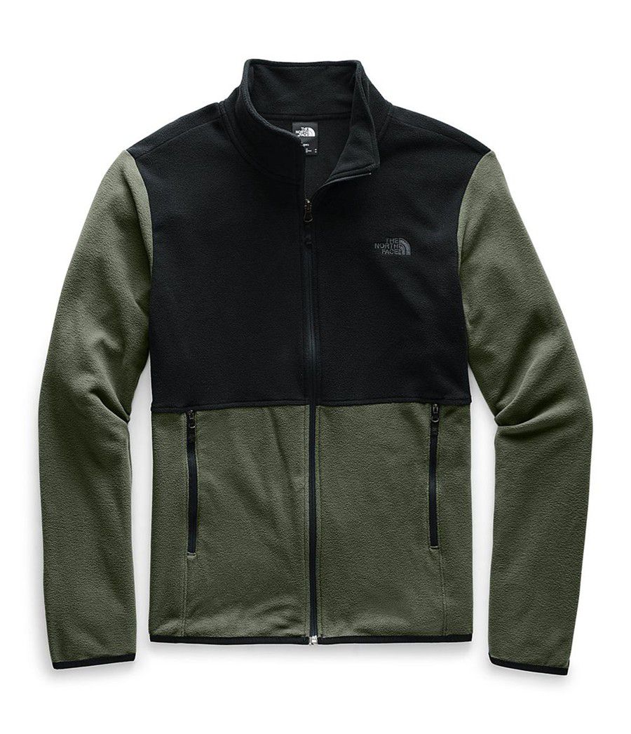 Pánské Zimní Bundy The North Face Tka Glacier Full Zip Olivy Zelené | RKPYMOG-30